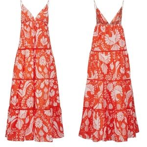 Farm Rio Neon Jungle Maxi Dress